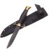 Нож Финка НКВД, булат, чёрный граб, латунь