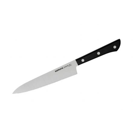 B/K Нож кухонный "Samura HARAKIRI" универс. серрейтор 150 